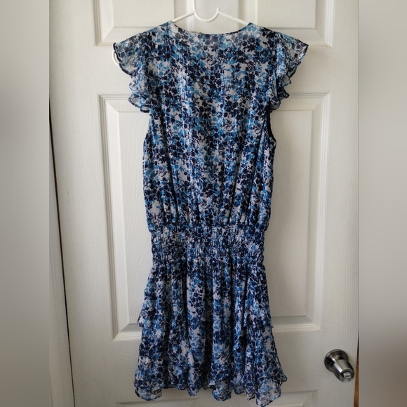 Ramy Brook Simone Floral Print Silk Mini Dress SP - Picture 2 of 6